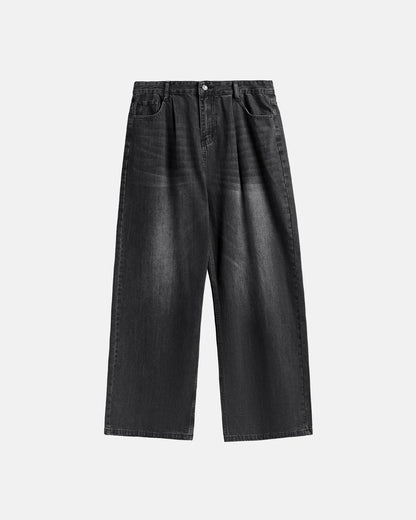 Chill Wide Leg Denim Pants | LCDEGO Streetwear