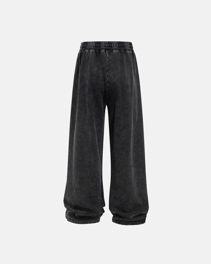 Straight Leg Acid Wash Sweatpant | LCDEGO Streetwear