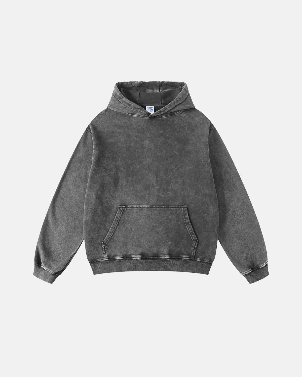 Acid Washed French Terry Hoodies | LCDEGO Streetwear