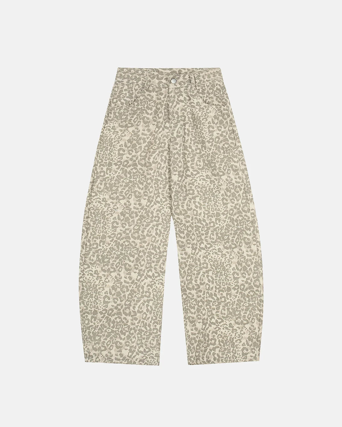 Retro Leopard  Barrel Jeans | LCDEGO Streetwear
