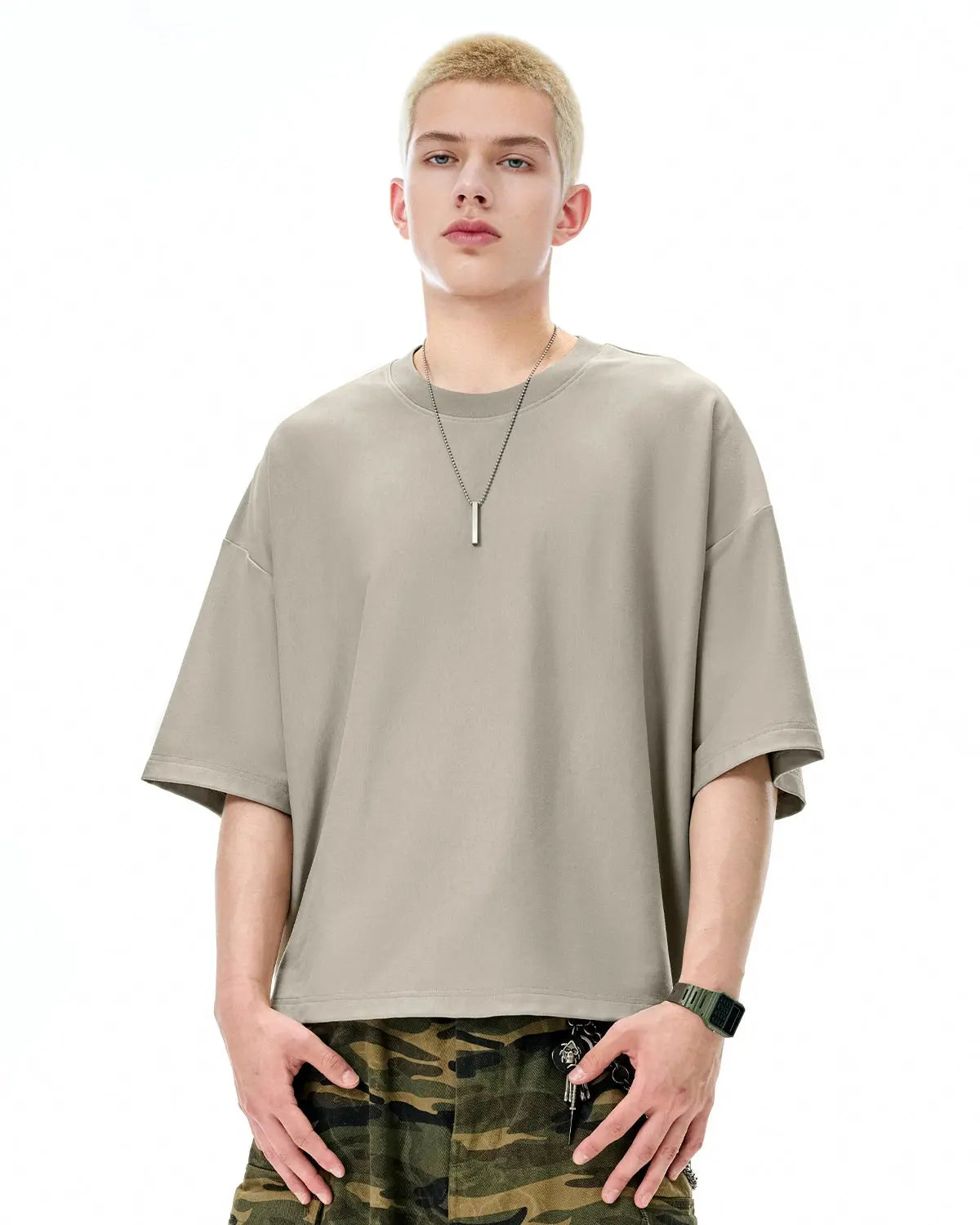 Blank Oversized Boxy Tees | LCDEGO Streetwear