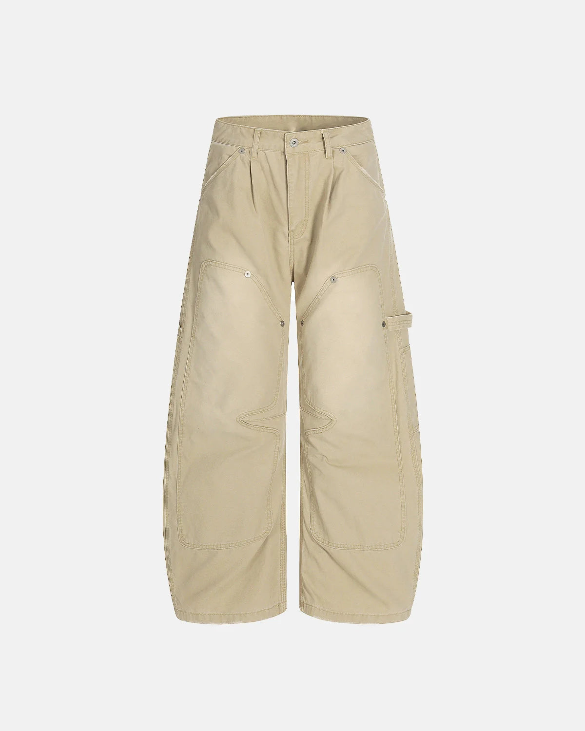 Retro Distressed Cargo Baggy Pants | LCDEGO Streetwear