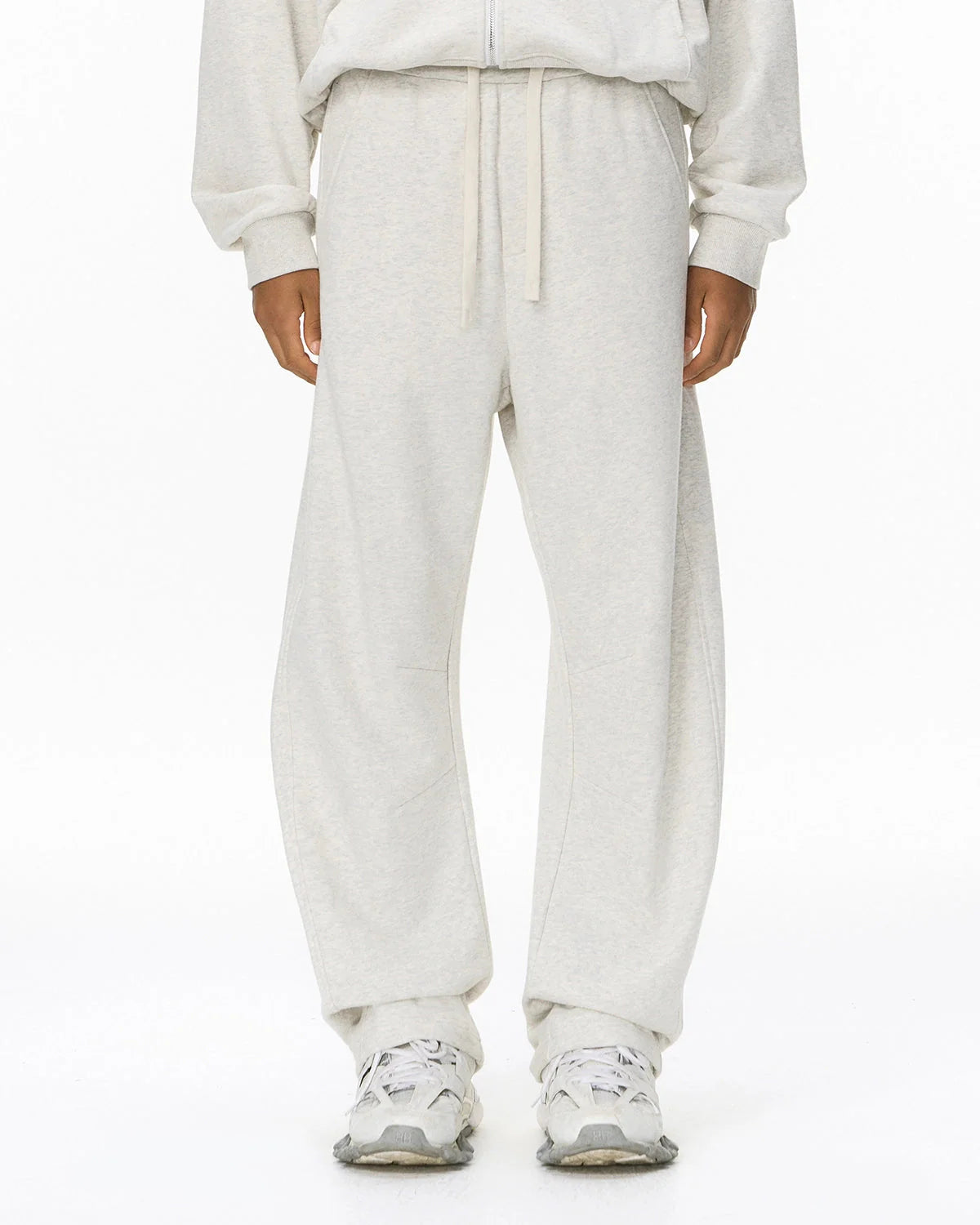 Grey French Terry Barrel Sweatpant | LCDEGO Streetwear