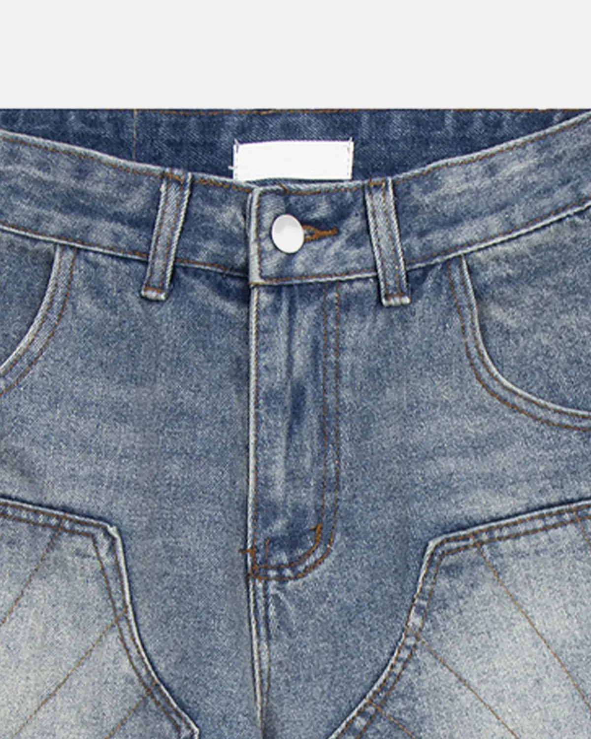 Vintage Embroidered Washed Jorts | LCDEGO Streetwear