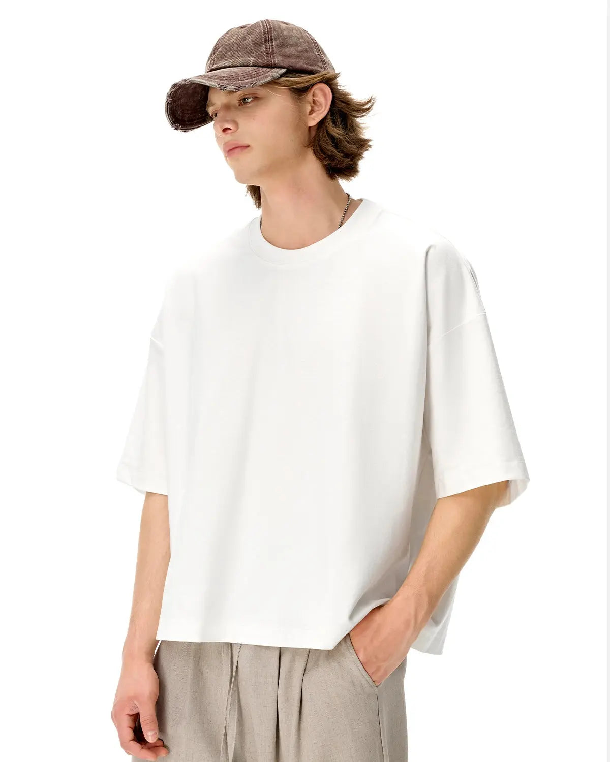 Blank Oversized Boxy Tees | LCDEGO Streetwear