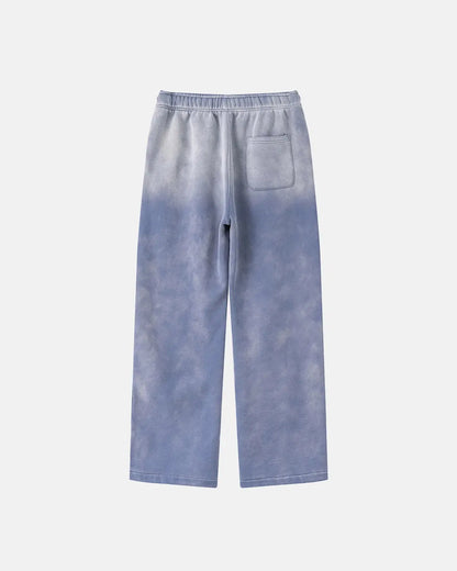 Straight-Leg Acid Wash Sweatpants | LCDEGO Streetwear