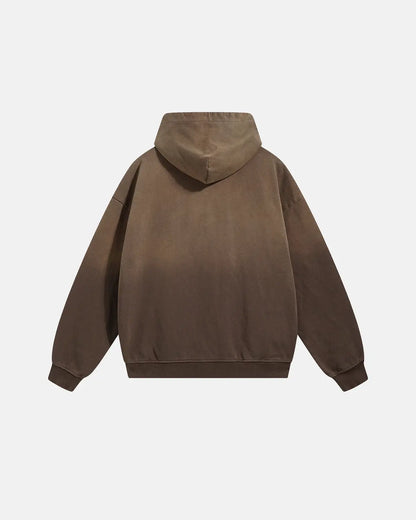 LCDEGO Monkey Wash French Terry Zip Up Hoodies