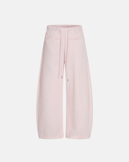 Curved Seam Wide-Leg Sweatpants | LCDEGO Streetwear