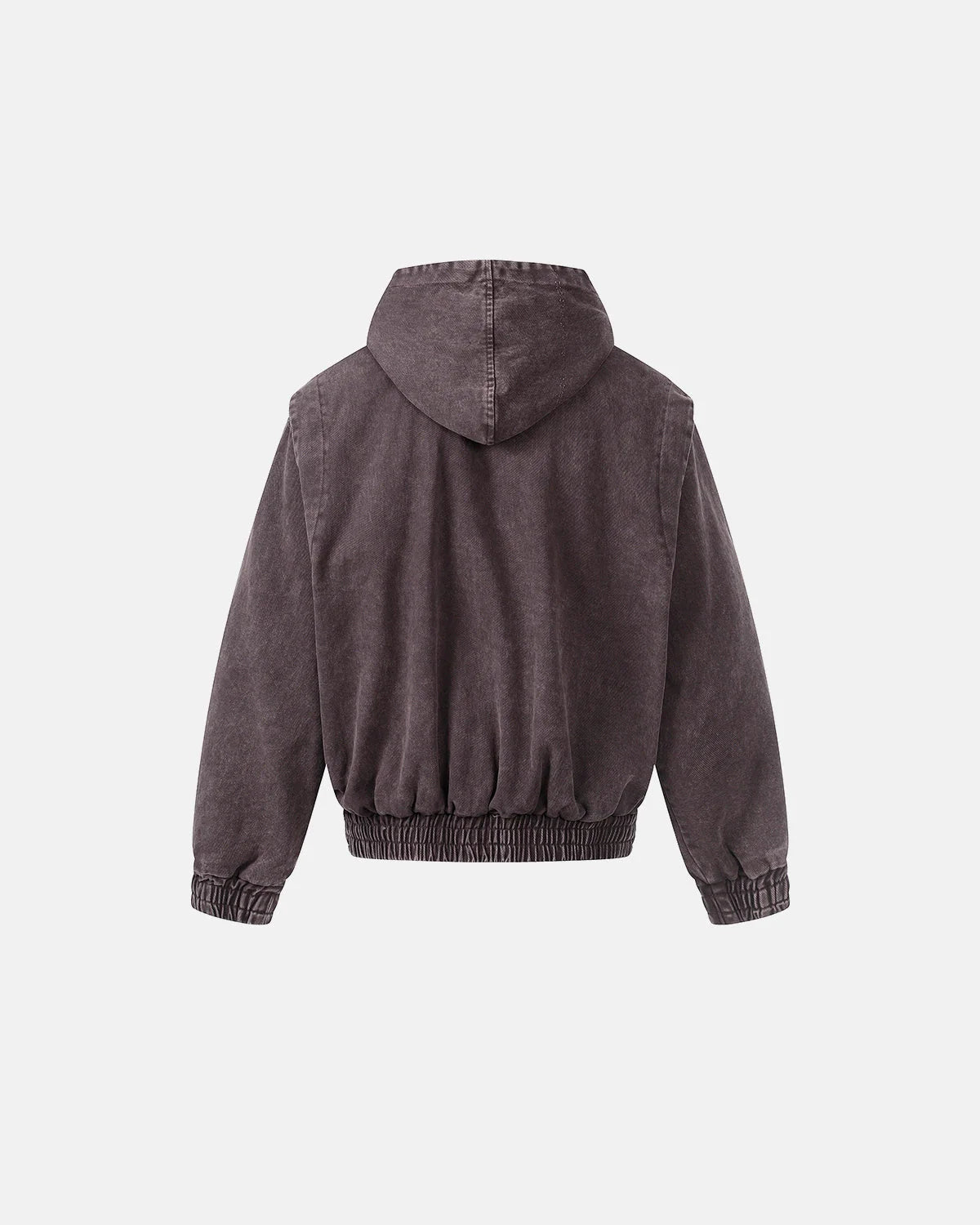 Washed Clasp Fireman Hooded Denim Jacket | LCDEGO Streetwear