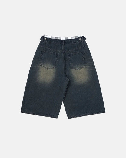 Double Waist Baggy Jorts | LCDEGO Streetwear