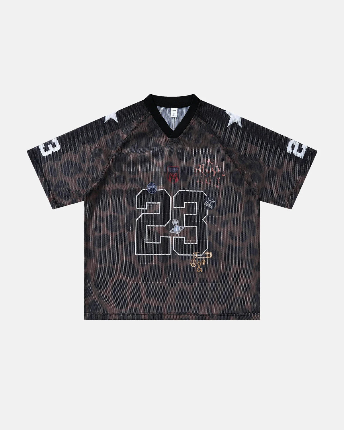 Number 23 Leopard Mesh Jersey | LCDEGO Streetwear