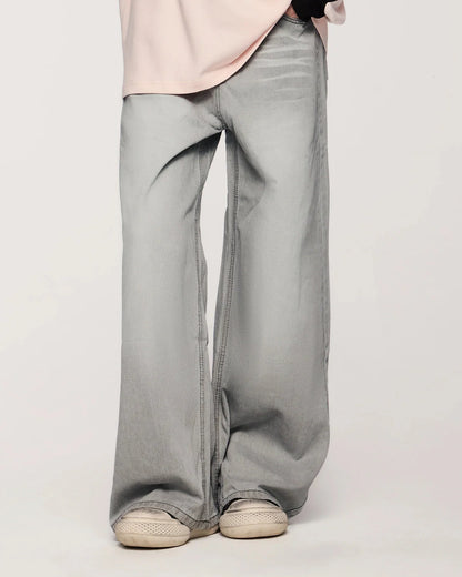 Washed Distressed Baggy Jeans | LCDEGO Streetwear