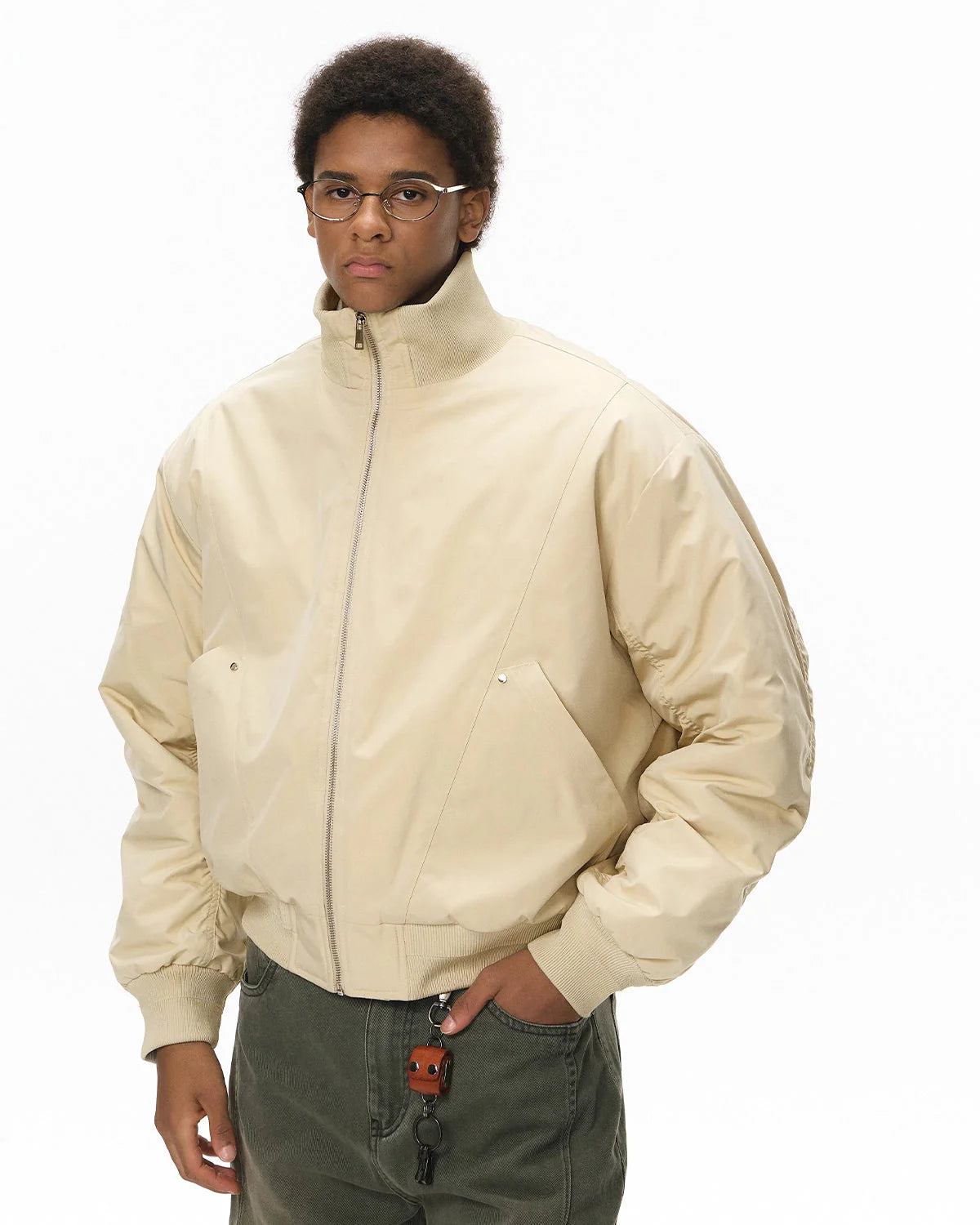 Cotton Padded Bomber Jacket | LCDEGO Streetwear