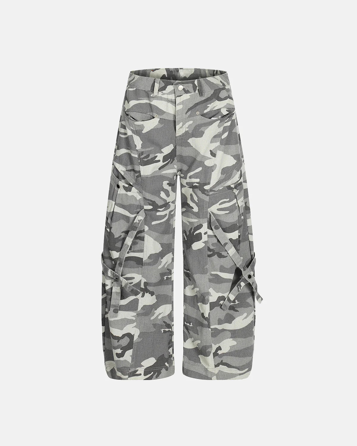 Multi-Pockets Barrel Camouflage Cargo Pants | LCDEGO Streetwear