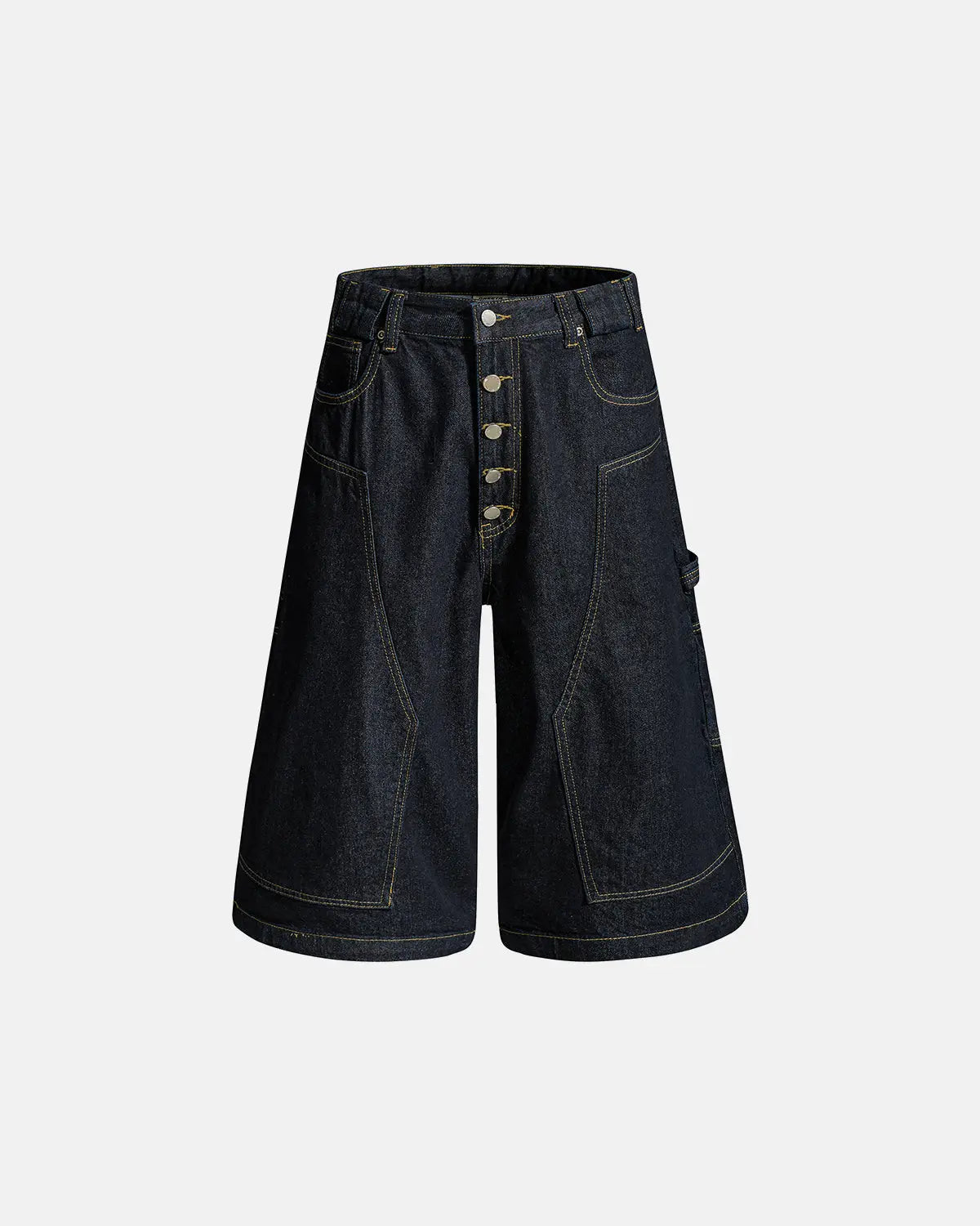 Deconstructed Wide leg Longline Jorts | LCDEGO Streetwear