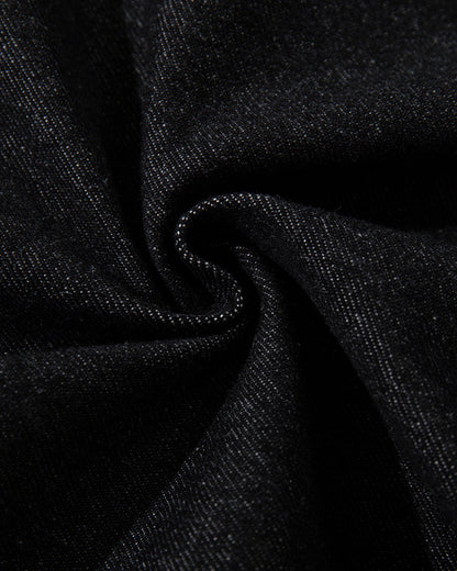 Raw Denim Longline Cargo Jorts | LCDEGO Streetwear