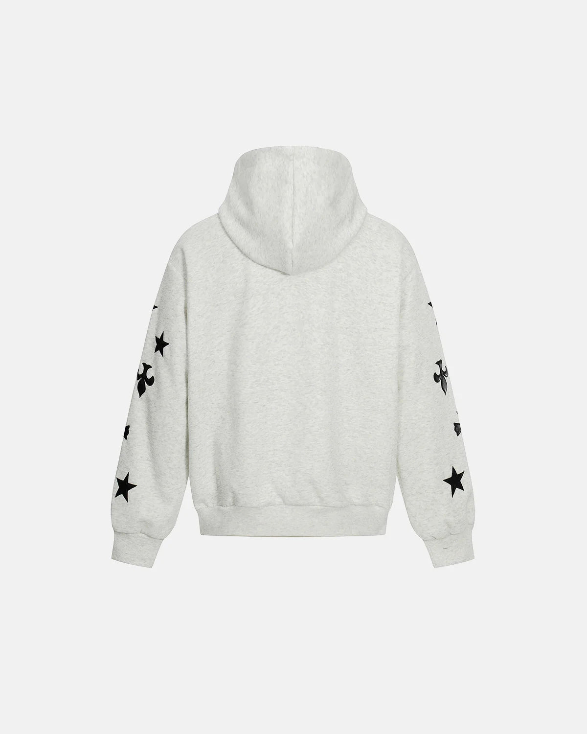 Cross PU Patch Embroidery Zip Up Hoodies | LCDEGO Streetwear