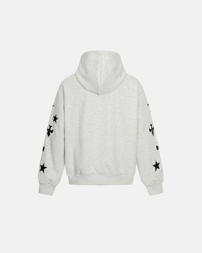 Cross PU Patch Embroidery Zip Up Hoodies | LCDEGO Streetwear