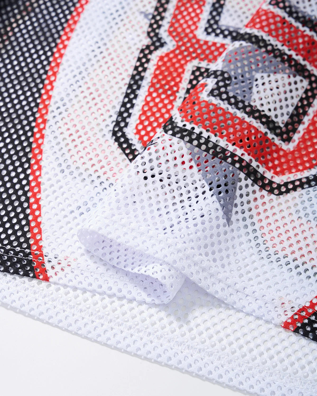 V-Neck Colorblock Mesh Jersey | LCDEGO Streetwear
