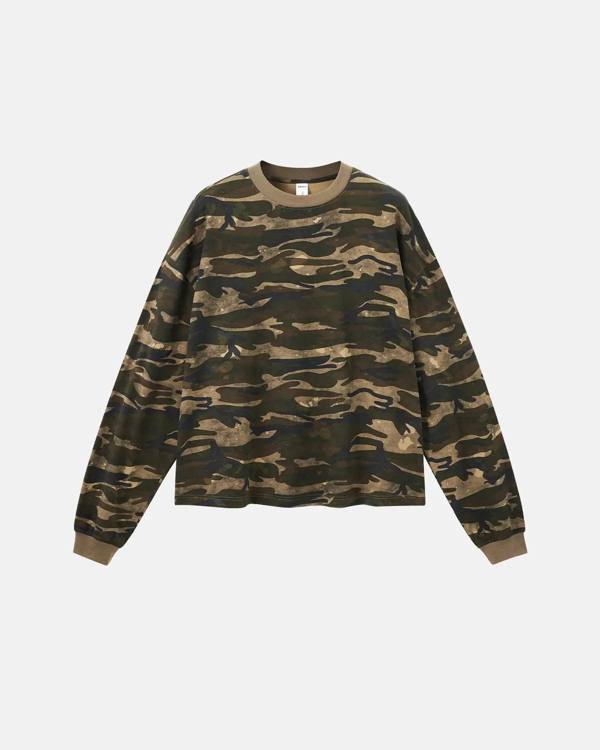 Boxy Camo Tees in Khaki | LCDEGO Streetwear