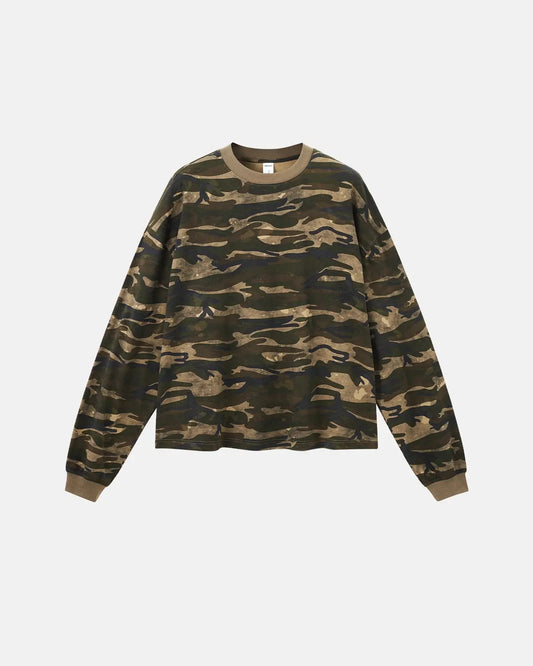 Boxy Camo Tees in Khaki | LCDEGO Streetwear