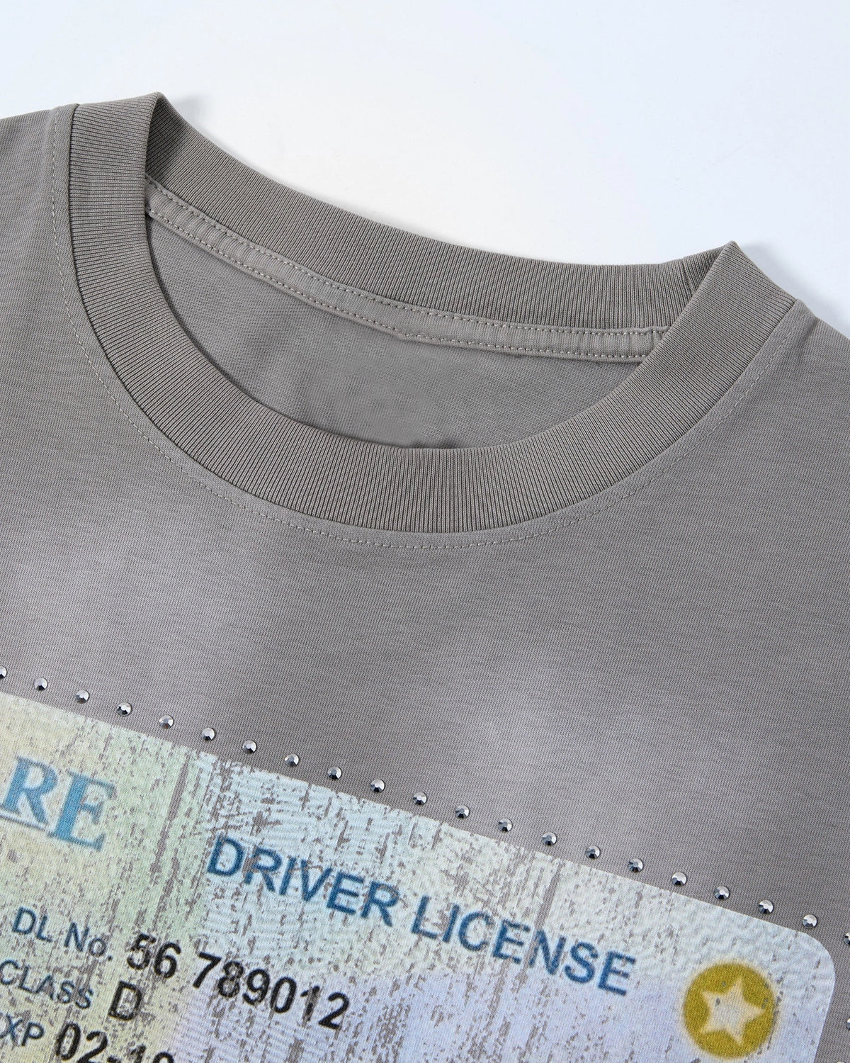 Retro Graphic Studded Washed TShirt | LCDEGO Streetwear