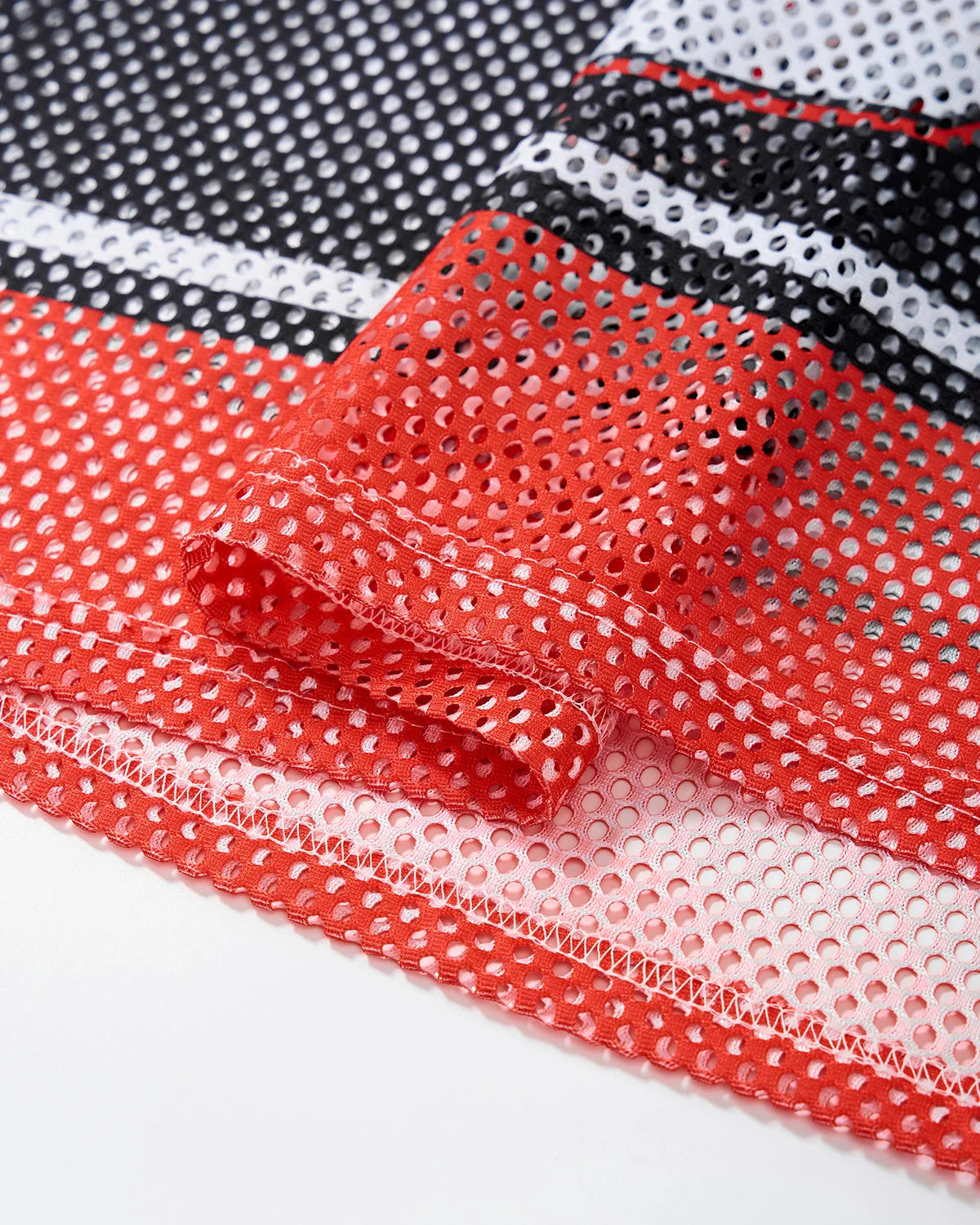 Colorblock Mesh Jersey T-Shirt| LCDEGO Streetwear