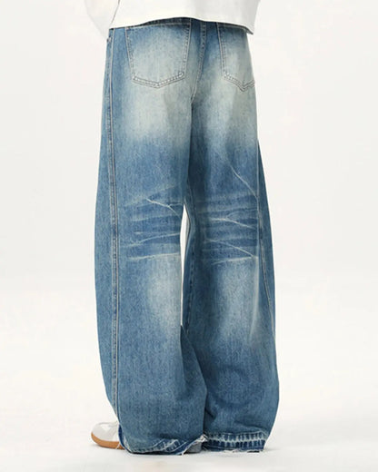 Washed Baggy Jeans | LCDEGO Streetwear