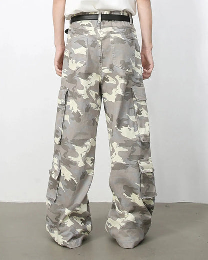 Vintage Camo Cargo Pants | LCDEGO Streetwear