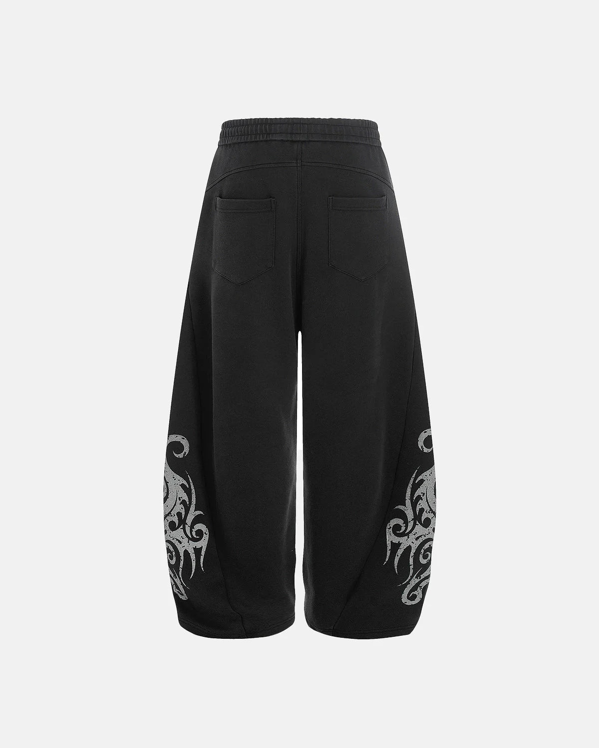 Washed Distressed Barrel Sweatpants | LCDEGO Streetwear