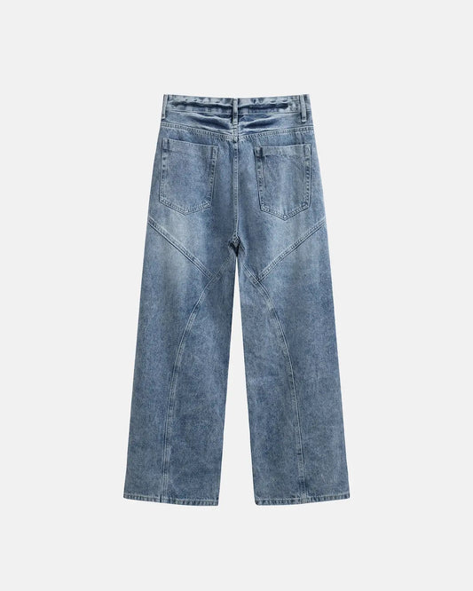 LCDEGO Blue Washed Baggy Jeans