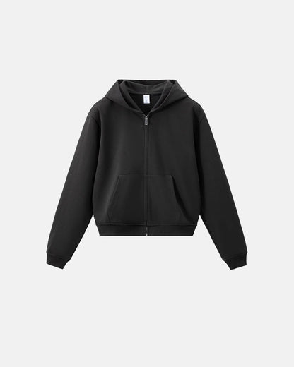 Blank French Terry Zip Up Hoodies | LCDEGO Streetwear