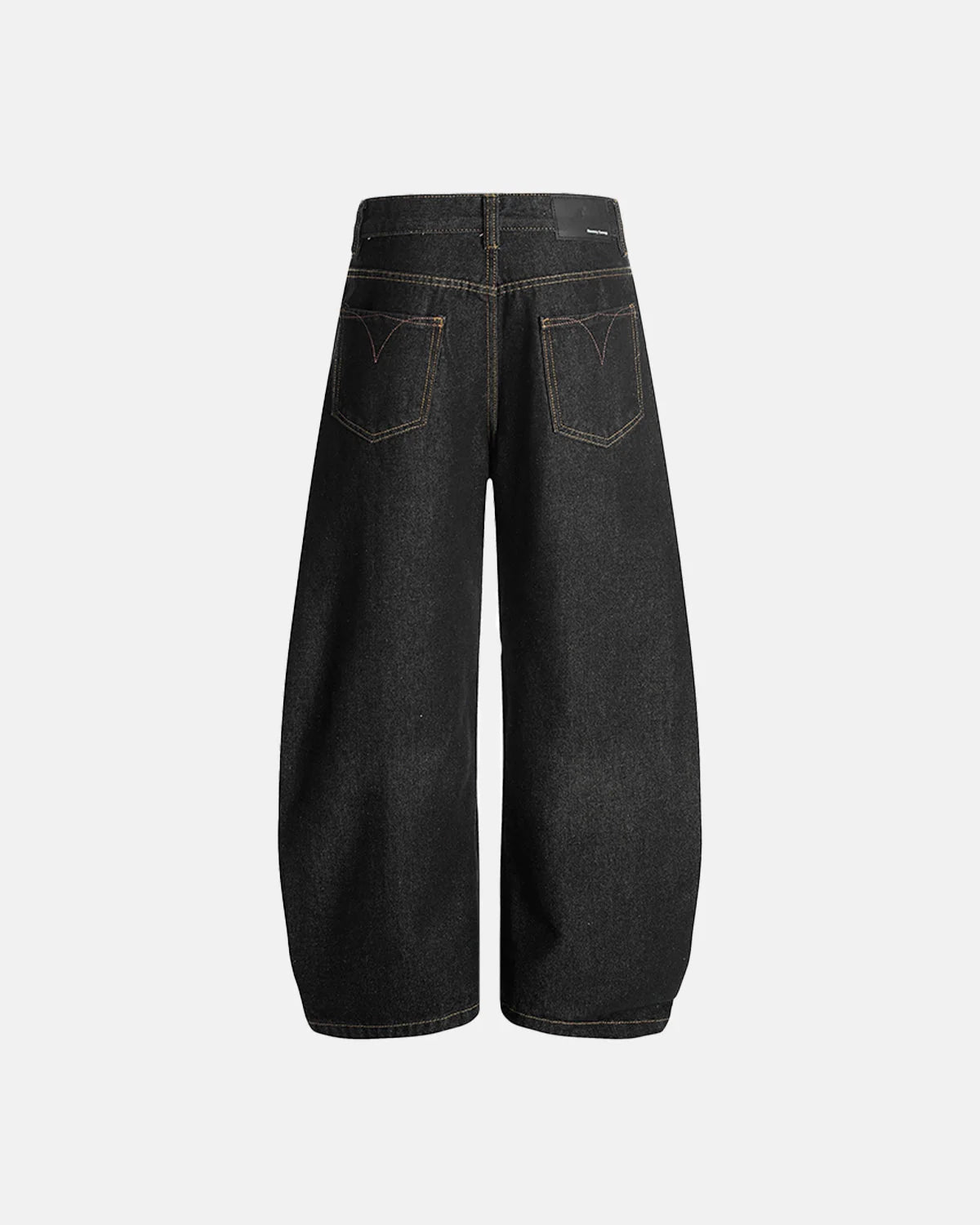 Raw Embroidery Baggy Jeans | LCDEGO Streetwear
