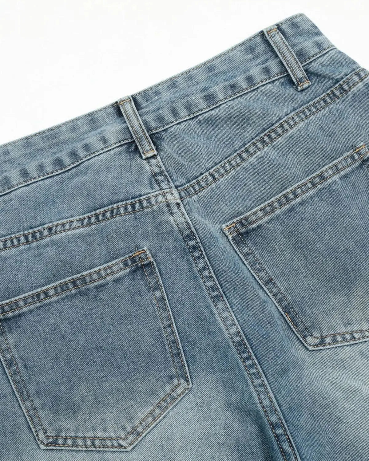 Multi Pockets Baggy Barrel Jeans | LCDEGO Streetwear