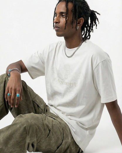 Dual-Effect Graphic Heavyweight Tshirt | LCDEGO Streetwear