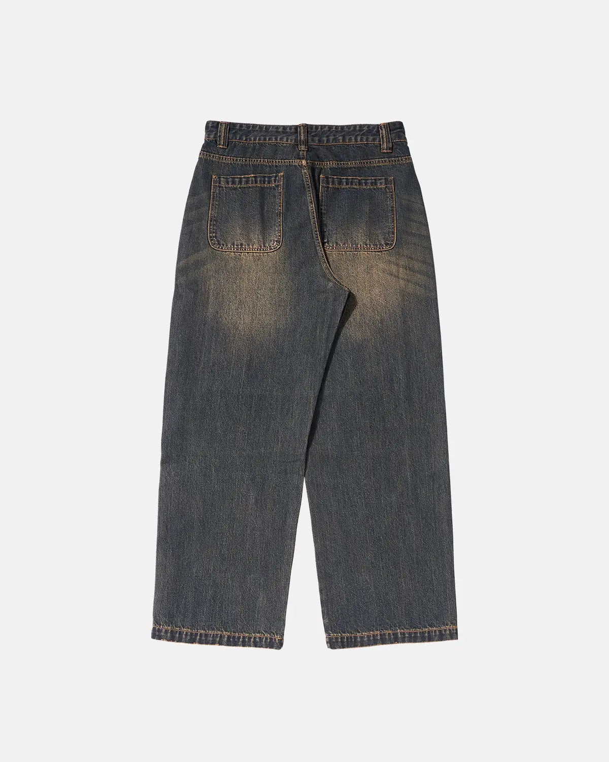 LCDEGO Faded Dirty Baggy Cargo Jeans