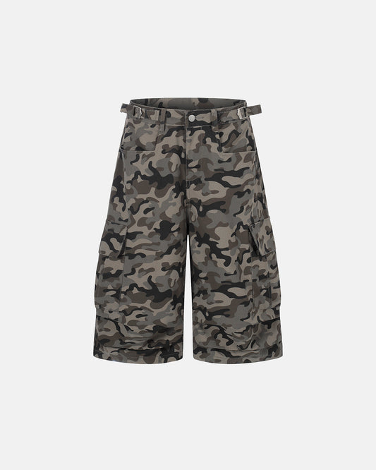 Long Camo Streetwear Shorts | LCDEGO Streetwear