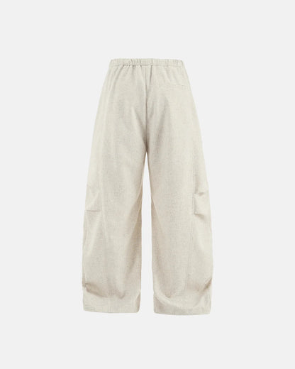 Cotton Linen Wide-leg Pants | LCDEGO Streetwear
