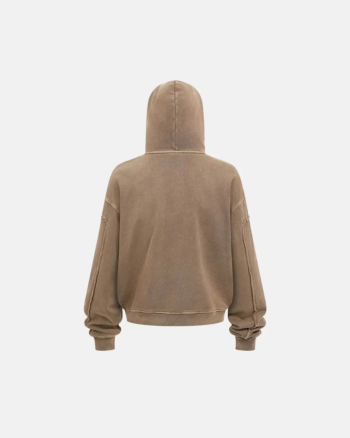 Acid Wash Stitching Zip Up Hoodies | LCDEGO Streetwear