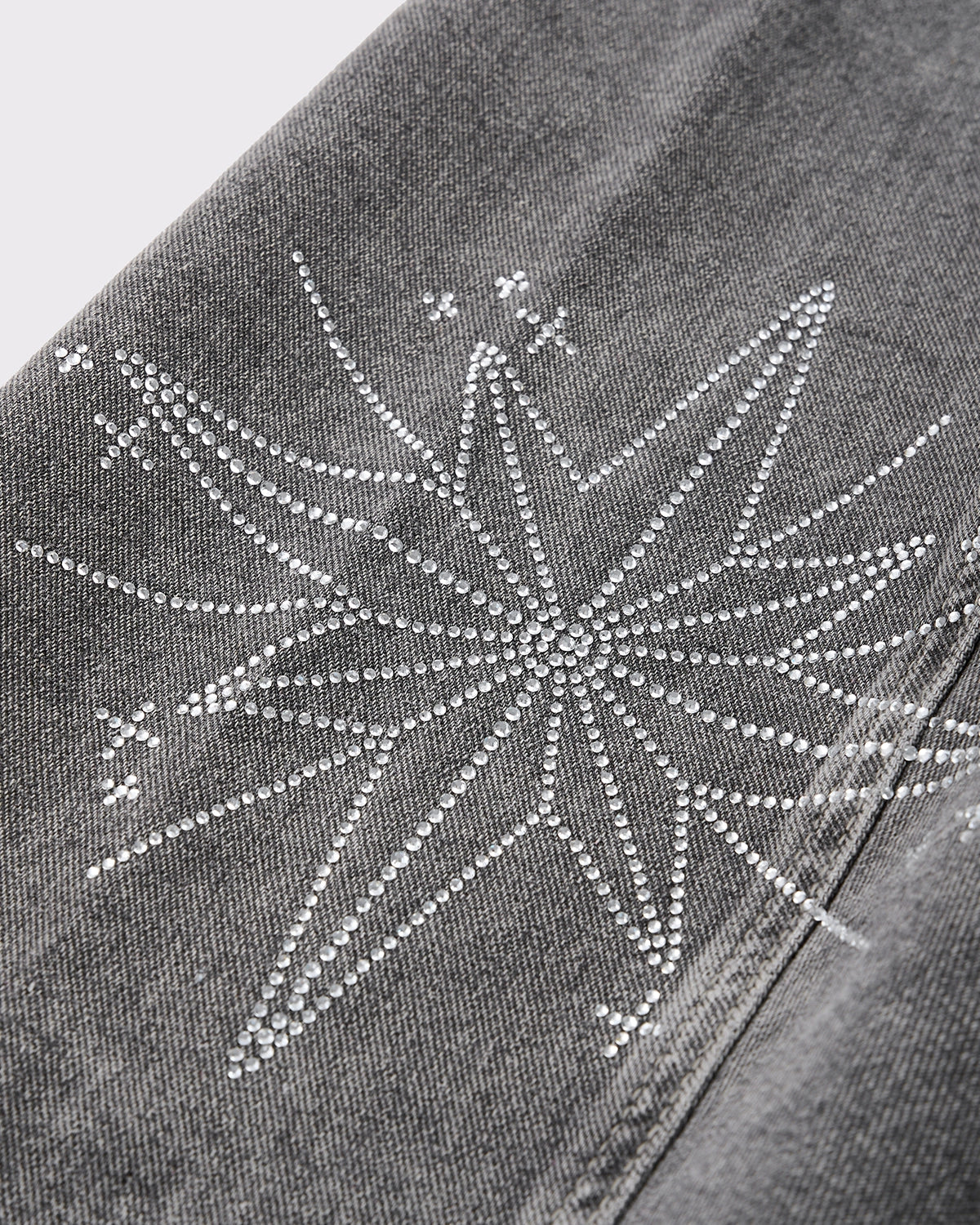 Star Graphic Rhinestone Barrel Baggy Jeans | LCDEGO Streetewear