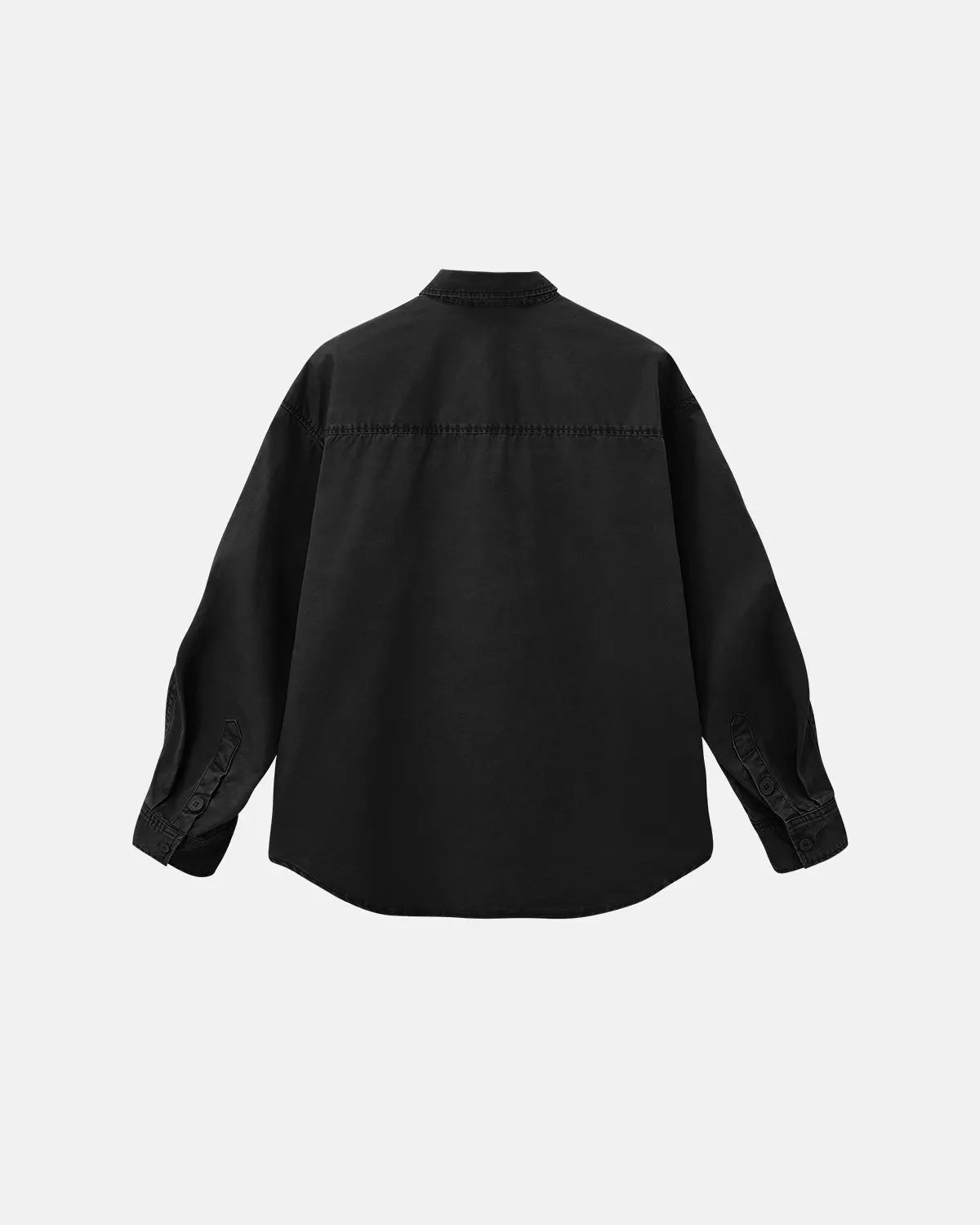 Acid Wash Cargo Shirt Jacket | LCDEGO Streetwear