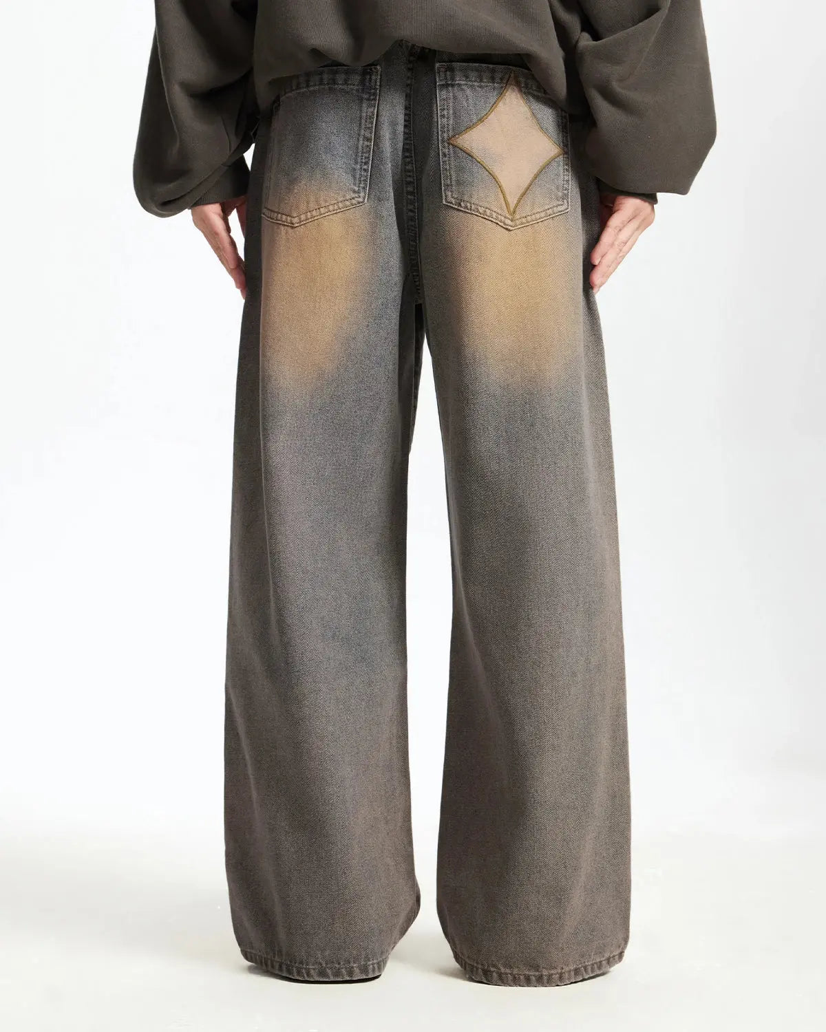 90s Grunge Revival Denim Jeans | LCDEGO Streetwear