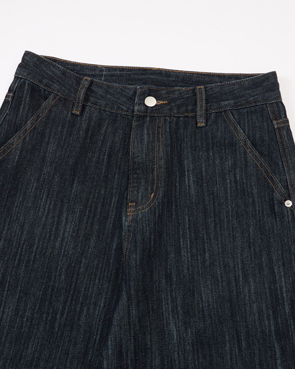 Dark Indigo Wide Bootcut Jeans | LCDEGO Streetwear