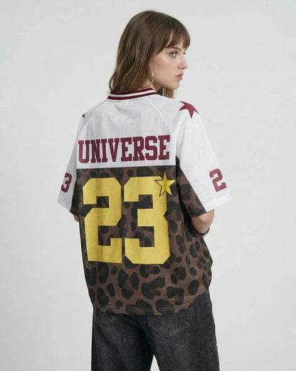 Number 23 Leopard Mesh Jersey | LCDEGO Streetwear