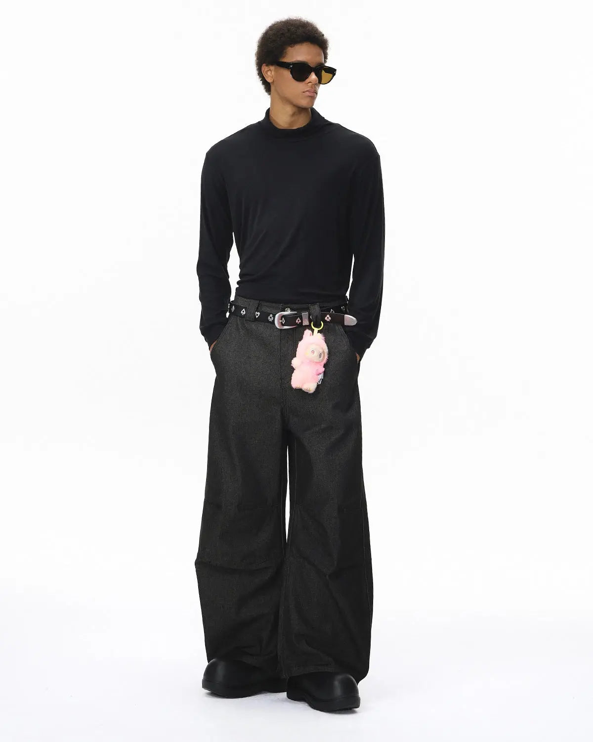 Raw Baggy Barrel Jeans | LCDEGO Streetwear