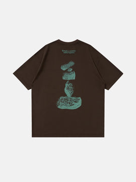 3D Graphic Printing Cotton Tshirt | LCDEGO Streetwear