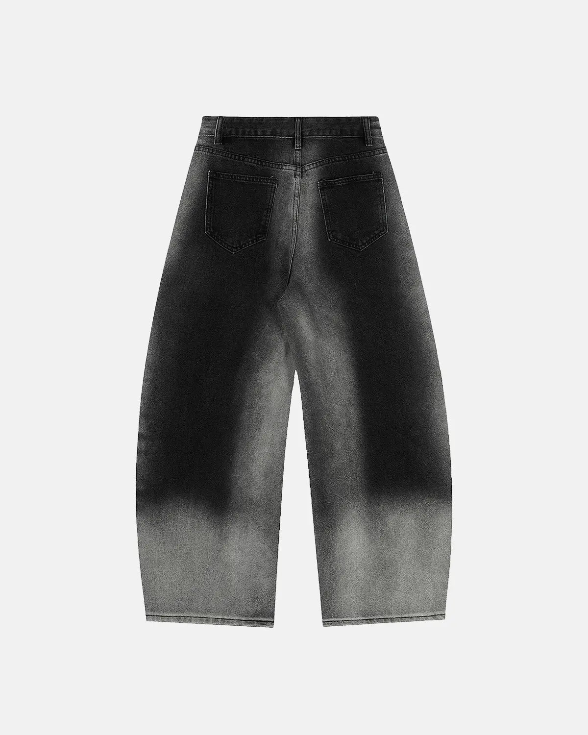 Monkey Wash Baggy Barrel Jeans | LCDEGO Streetwear