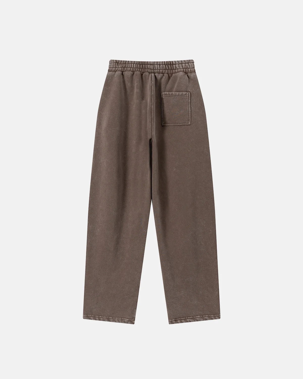 Retro Acid Washed Fleece Straight Leg Joggers | LCDEGO Streetwear