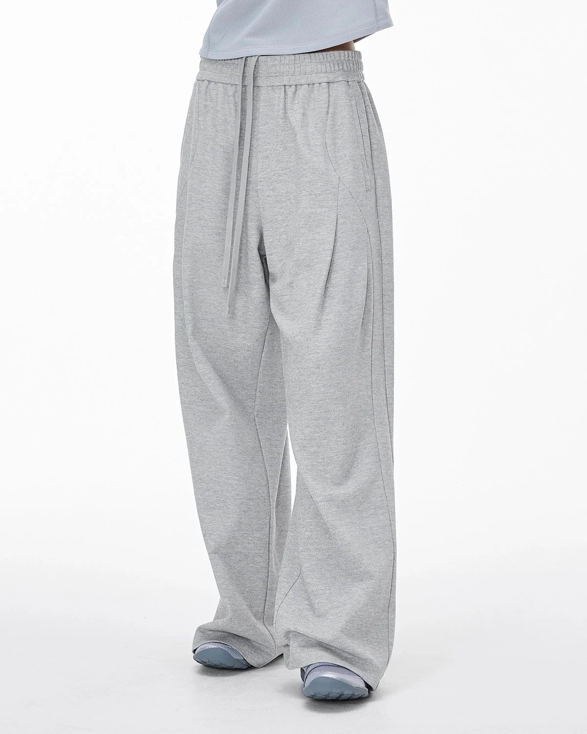 Deconstructed Wide Leg Sweatpants | LCDEGO Streetwear