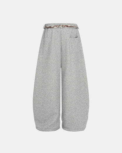 Drawstring Fleece Baggy Joggers | LCDEGO Streetwear